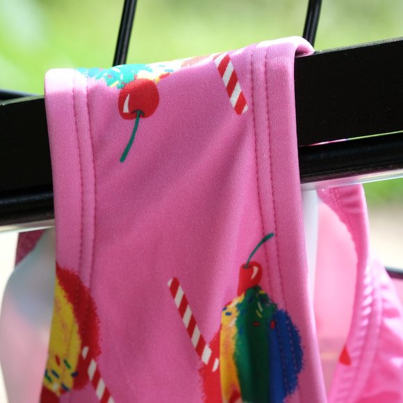 Hanna Andersson 160 Swimsuit Pink Ice Cream Worn once, if at all!! - Picture 8 of 11